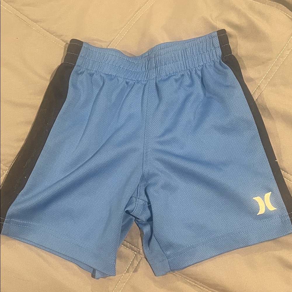 Hurley Kids Blue and Black Play Shorts